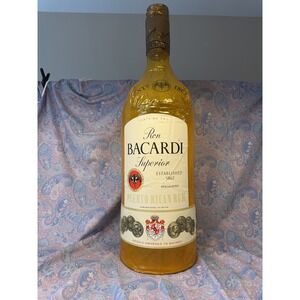 Vintage Bacardi Superior Gold Inflatable Bar Promo Display Rare